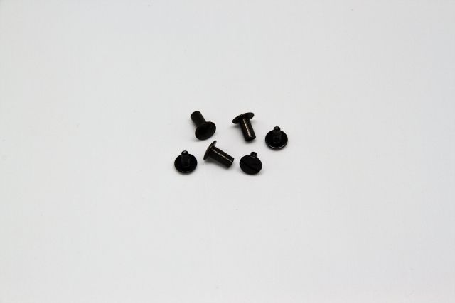 Buchschrauben - Eisen schwarz verzinkt