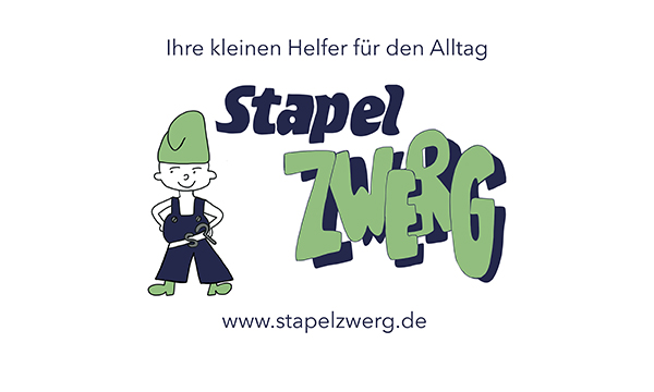 Stapelzwerg Logo mit Slogan Kopie klein