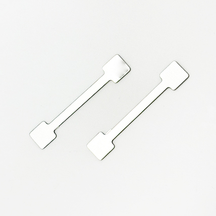 Abbildung: Abstandshalter ALU 75 mm lang + 2 x Acrylklebefläche