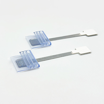 Abbildung: Abstandshalter ALU 2x Acrylatkleber mit Senkrecht-Gripper