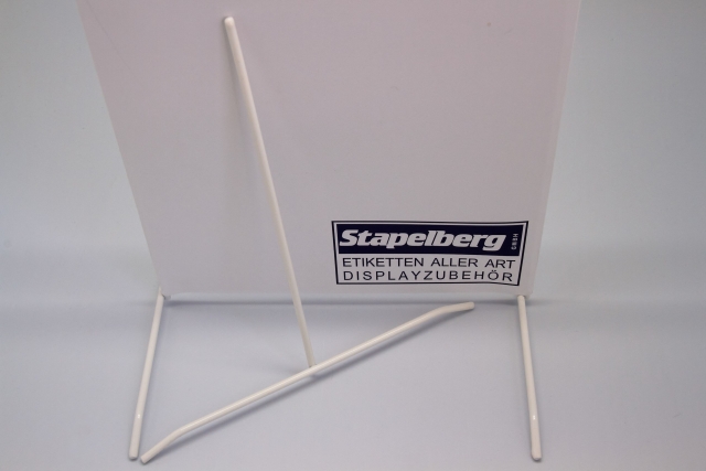 Abbildung: Plakatfuß T-Form 195/200 x 3.8 mm
