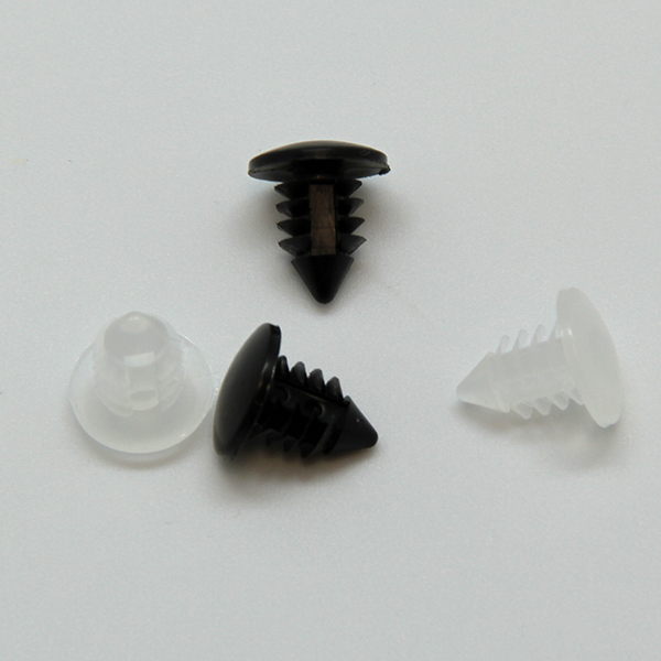 Abbildung: Drucknieten - Tannenbaum - 12 mm Kopf - kurz